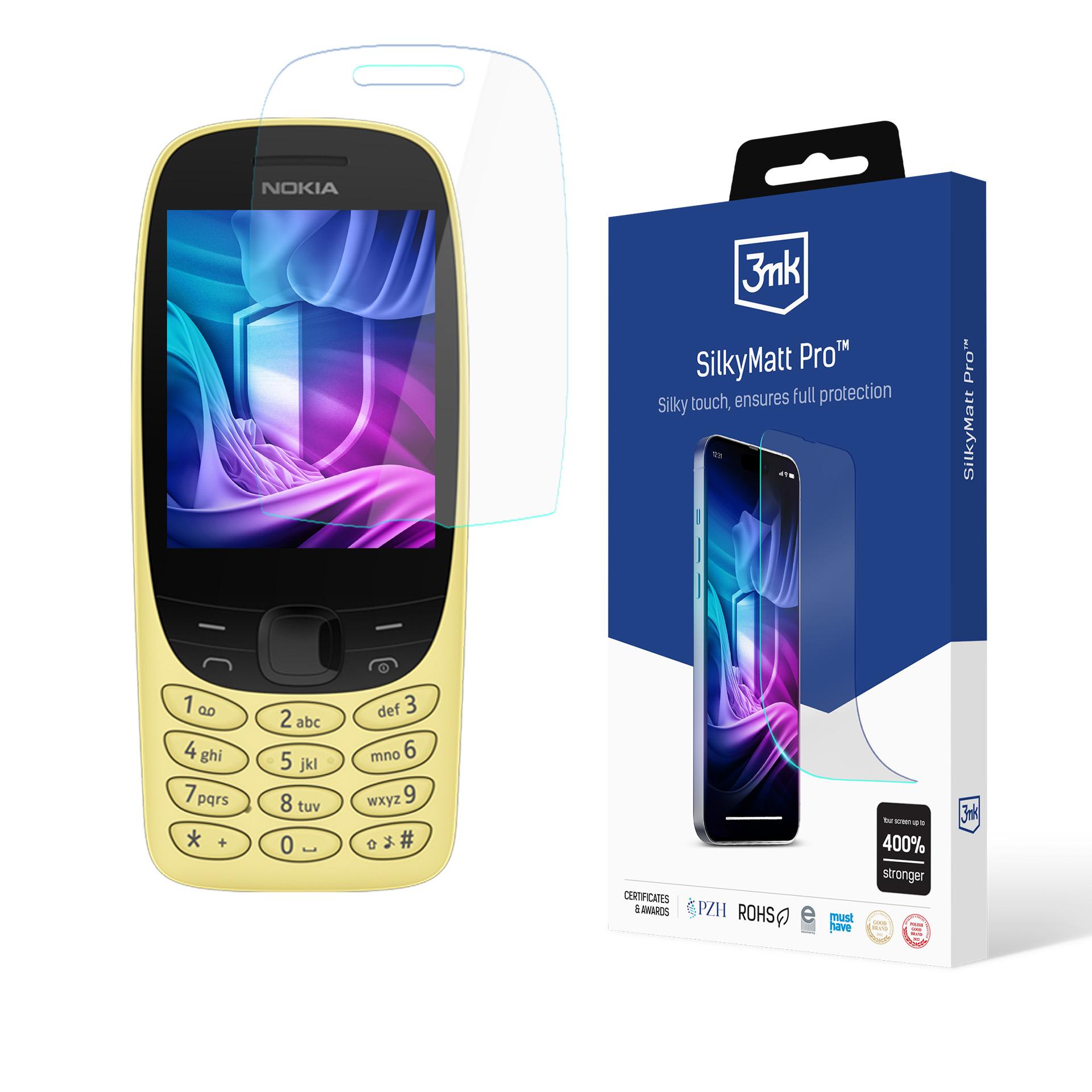 3mk Silky Matt Pro – tālruņa ekrāna aizsargs modelim Nokia 6310 (2024)