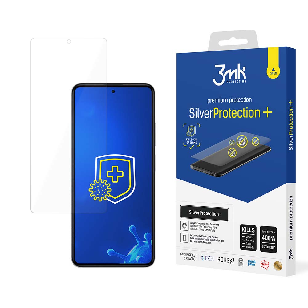 3mk SilverProtection+ – tālruņa ekrāna aizsargs modelim Xiaomi POCO X4 GT 5G