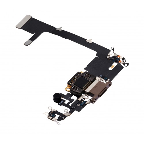 OEM uzlādes ligzda ar flekskabeli iPhone 11 Pro, zelta krāsā