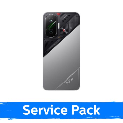 Xiaomi Poco F7 5G aizmugurējais vāciņš, Cyber Silver sudraba, servisa iepakojums