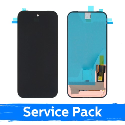 Ar Google Pixel 9A saderīgs LCD ekrāns, melns (Service Pack)