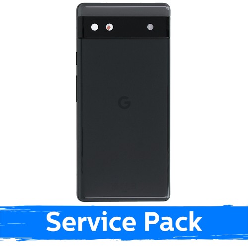 Back Cover Compatible With Google Pixel 6A / Charcoal / (Service Pack)
