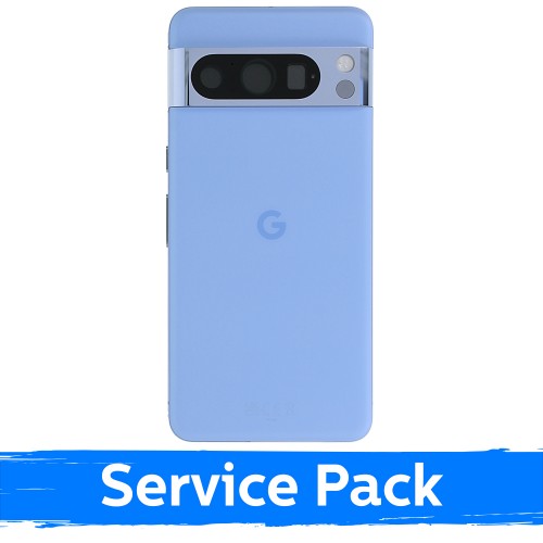 Aizmugurējais vāciņš, saderīgs ar Google Pixel 8 Pro, līča zils (Service Pack)