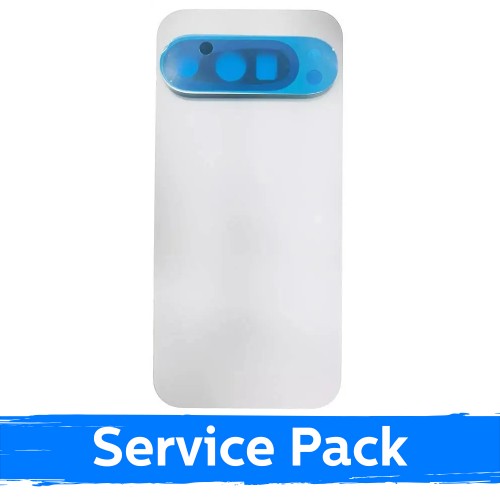 Aizmugurējais vāciņš, saderīgs ar Google Pixel 9 Pro, porcelāna balts (Service Pack)
