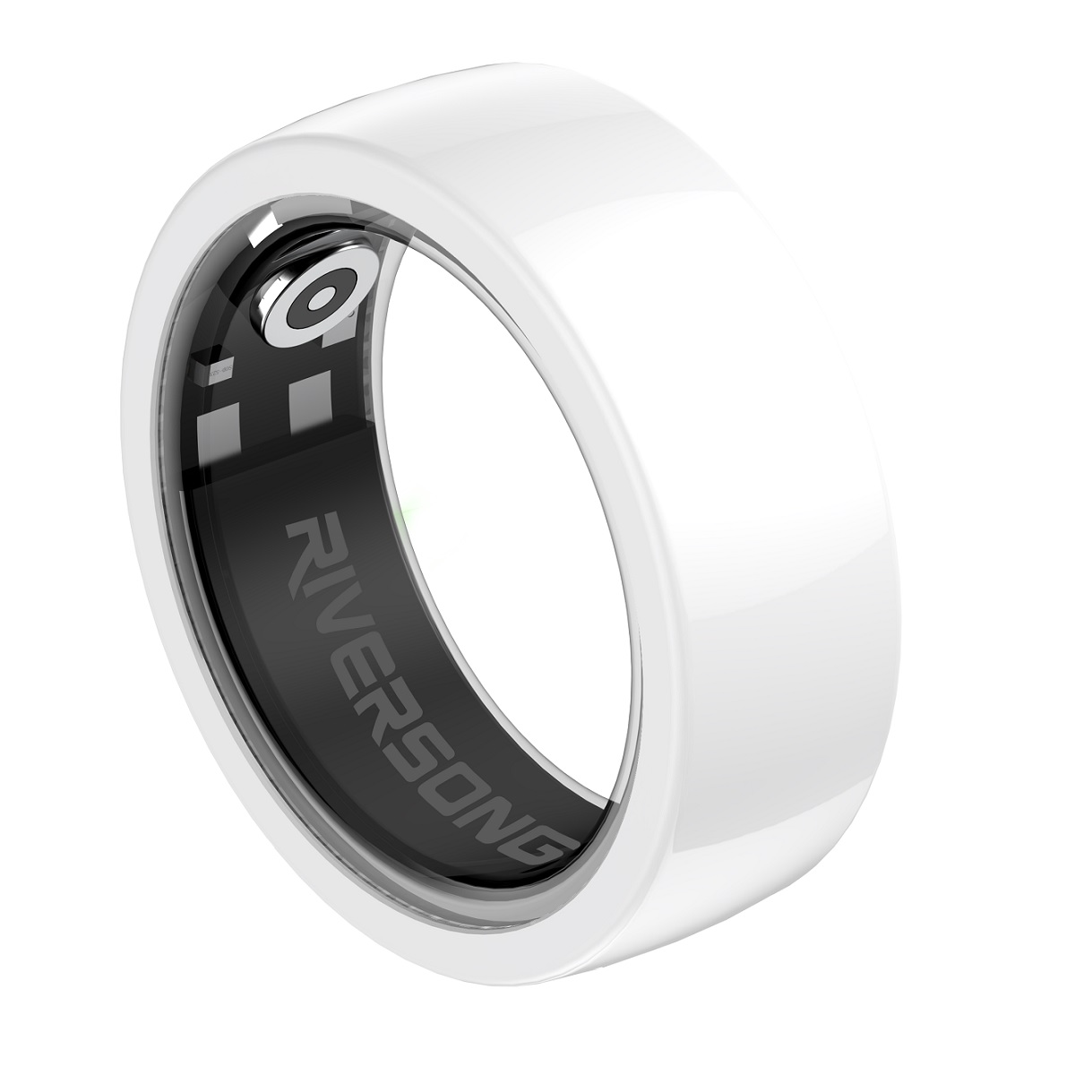Riversong Trinity SR01 viedais gredzens, 8. izmērs, iekšējais diametrs 18mm, balts