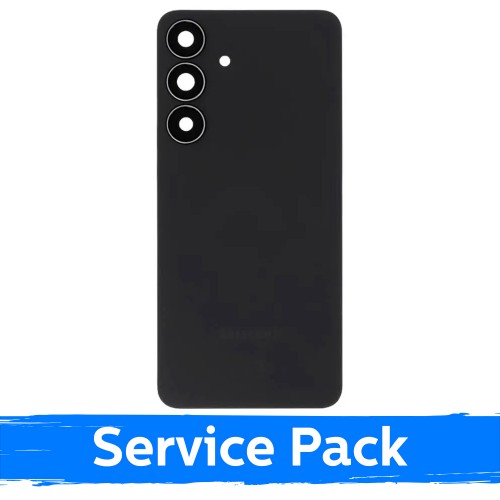 Aizmugurējais vāciņš, saderīgs ar Samsung S731 S25 FE, Jet Black melns (Service Pack)