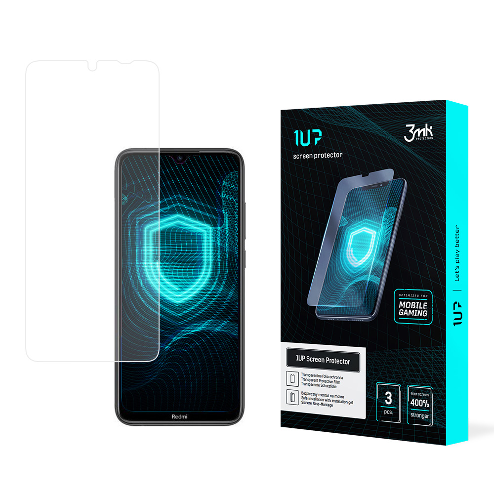 3mk 1UP – tālruņa ekrāna aizsargs modelim Xiaomi Redmi Note 8T