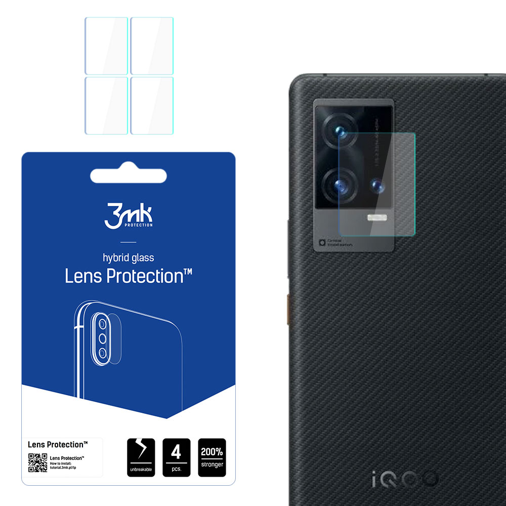 3mk Lens Protection – kameras objektīva aizsargs modelim Vivo iQOO 8 Pro 5G