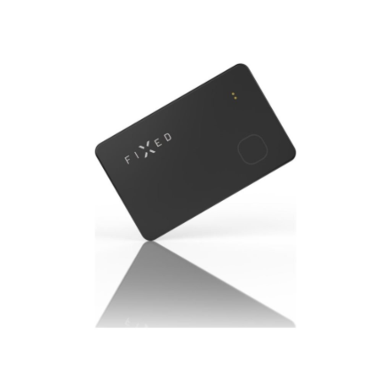 Fixed (FIXED Tag Card ar „Find My“ atbalstu, melns)