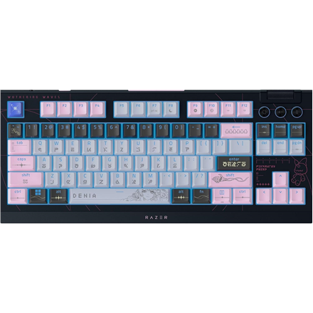 Razer BlackWidow V4 Tenkeyless HyperSpeed Spēļu tastatūra Bezvadu US Orange Switch Wuthering Waves Edition