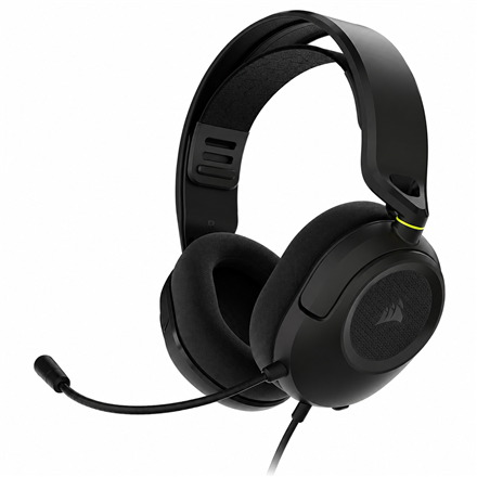 Corsair HS35 v3 spēļu austiņas, oglekļa melna