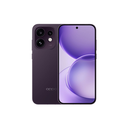OPPO Reno16 5G (CPH2865) Violeti melna 6.32 " AMOLED 2640 x 1216 pikseļi Qualcomm Snapdragon 7 Gen 4 Iekšējā RAM 8 GB 256 GB Divas SIM kartes 5G Galvenās kameras izšķirtspēja 50+50+50 MP Otrās kameras izšķirtspēja 50 MP Android 16