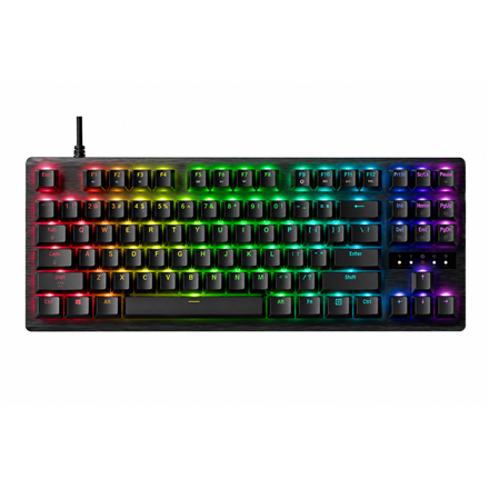 Razer Huntsman V3 Tenkeyless 8KHz spēļu tastatūra, vadu, ASV izkārtojums, Razer Analog Optical Switch Gen-2, melna