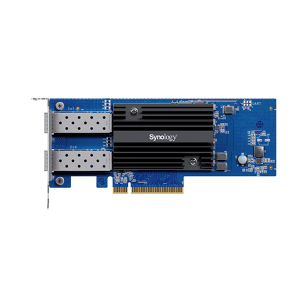 Synology divu portu 10GbE SFP+ papildu karte Synology sistēmām, E10G30-F2, 10 GT/s, PCIe 3.0 x8