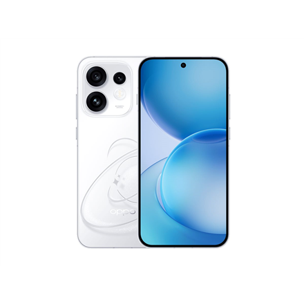 OPPO Reno16 5G (CPH2865) Spilgti balta 6.32 " AMOLED 2640 x 1216 pikseļi Qualcomm Snapdragon 7 Gen 4 Iekšējā RAM 8 GB 256 GB Divas SIM kartes 5G Galvenās kameras izšķirtspēja 50+50+50 MP Otrās kameras izšķirtspēja 50 MP Android 16