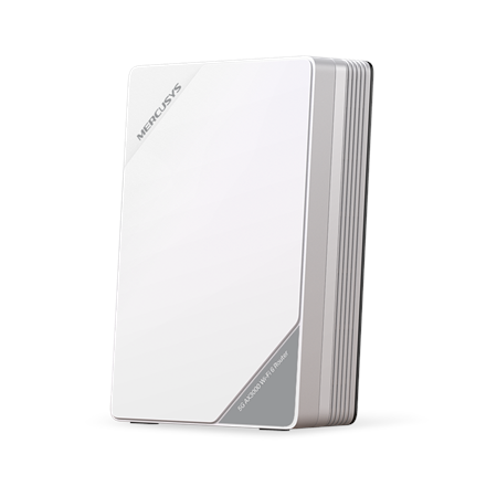 Mercusys MB521-5G AX3000 5G Wi-Fi 6 maršrutētājs, 802.11ax, 2402 Mbit/s, 2 × RJ-45, Mesh, bez MU-MIMO, iekšējās antenas