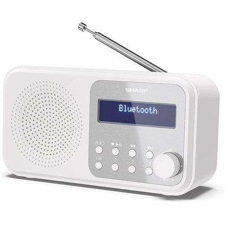 Sharp Tokyo pārnēsājams digitālais radio DR-P420(WH)