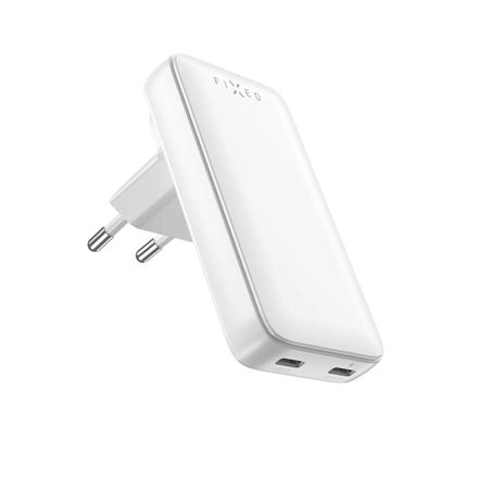 Fixed Slim Traveller 2xUSB-C ceļojumu lādētājs