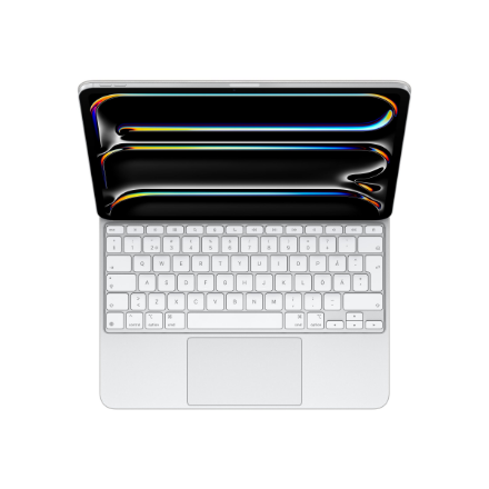 Apple (Apple Magic Keyboard priekš iPad Pro 13 collu (M4) - SWE, balta)
