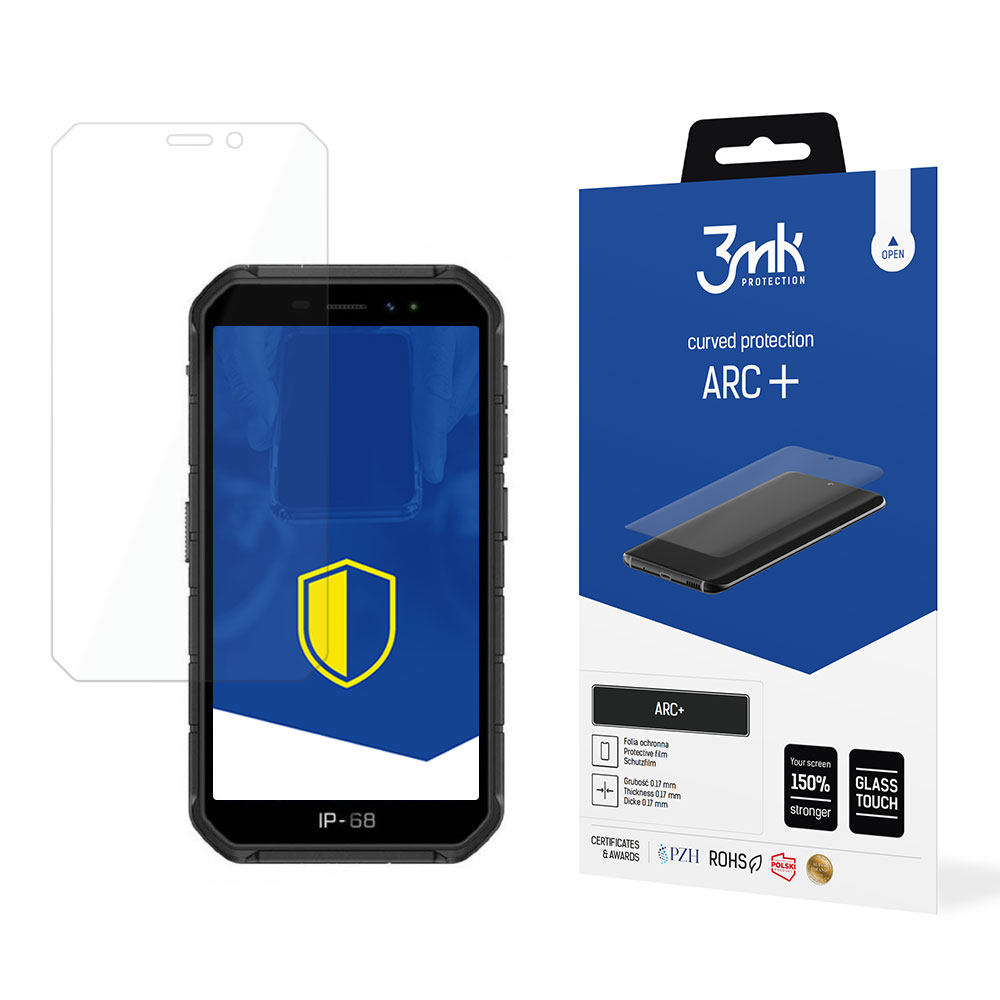 3mk ARC+ – tālruņa ekrāna aizsargs modelim Ulefone Armor X7 Pro