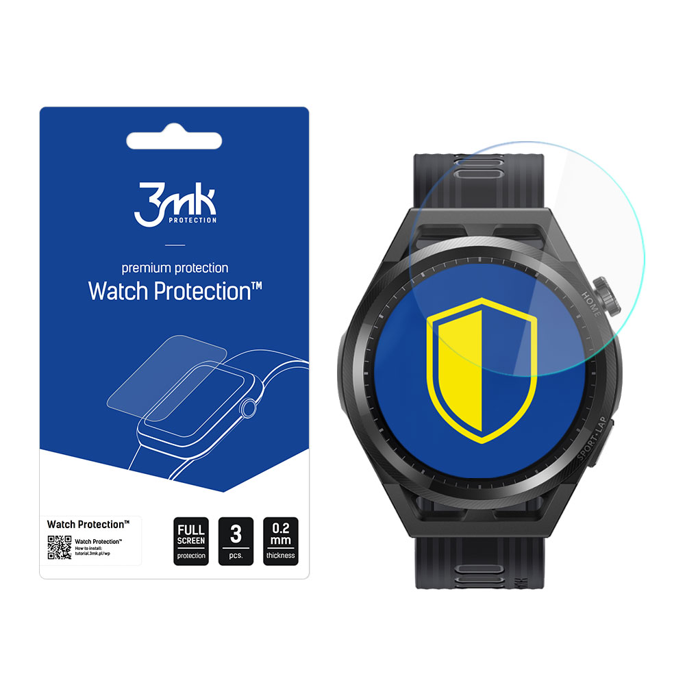 3mk Watch Protection FlexibleGlass – viedpulksteņa ekrāna aizsargs modelim Huawei Watch GT Runner