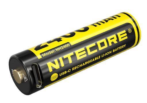 Nitecore NH2400 uzlādējami litija jonu AA akumulatori, 1,5 V, 2 gab.