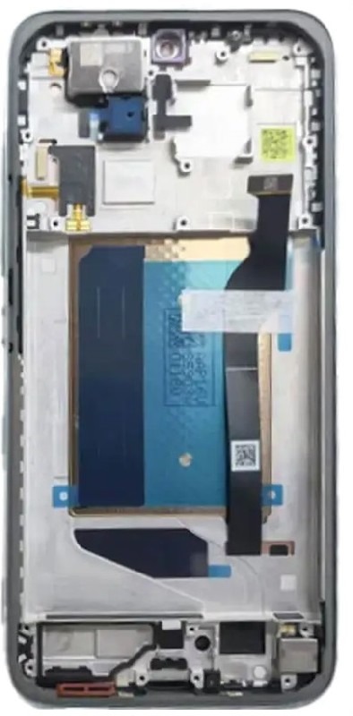Oriģināls Xiaomi Poco M8 Pro 5G displeja modulis ar skārienpaneli un rāmi, zaļš (servisa iepakojums)