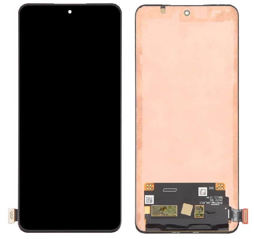 LCD ekrāns Oppo Reno 11F 5G ar skārienekrānu, melns, ORG