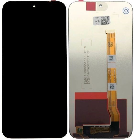 LCD ekrāns Oppo A6/A6x 4G/5G/Realme C85 5G 2026 ar skārienekrānu, melns, ORG