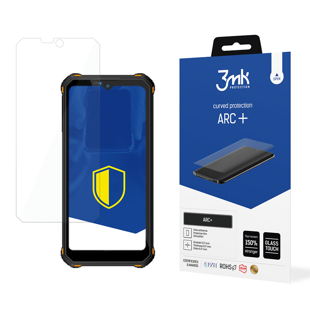 3mk ARC+ – tālruņa ekrāna aizsargs modelim Oukitel WP15