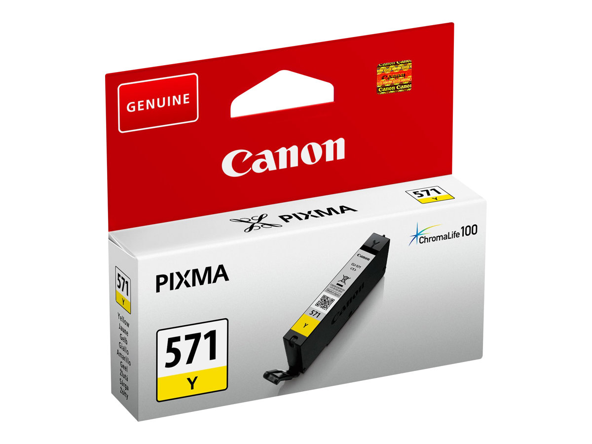 Canon CLI-571 Y tintes kasetne, dzeltena