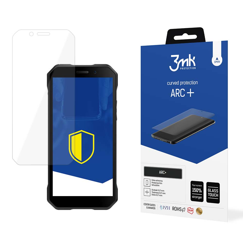 3mk ARC+ – tālruņa ekrāna aizsargs modelim Doogee S61
