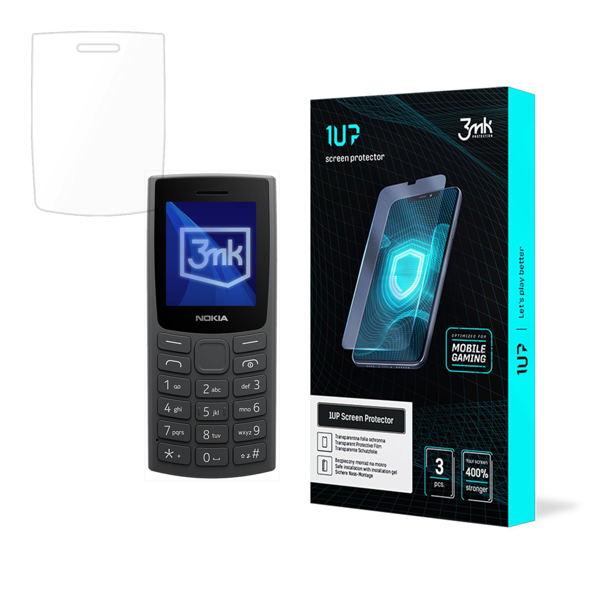 3mk 1UP – tālruņa ekrāna aizsargs modelim Nokia 105 (2023)