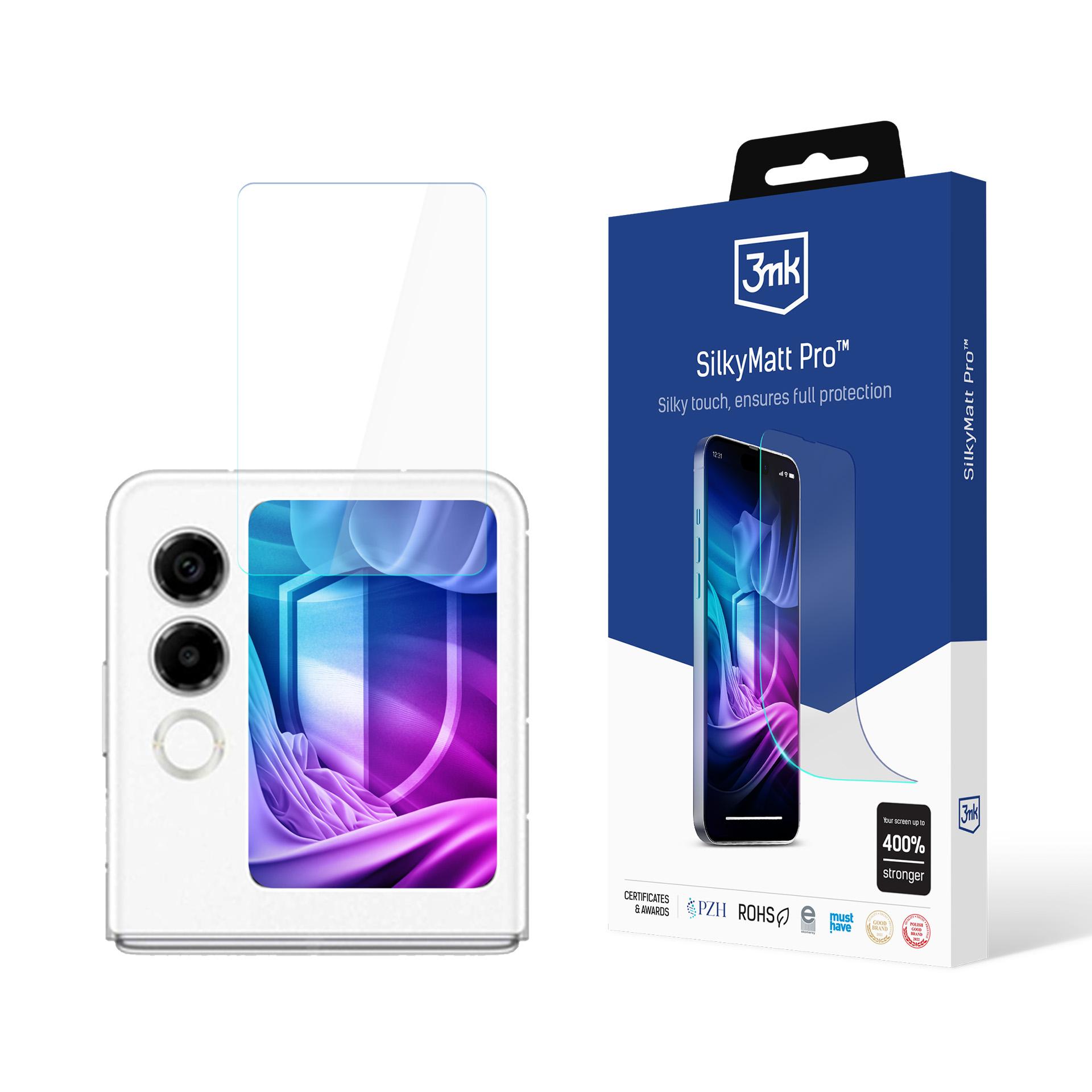 3mk Silky Matt Pro – tālruņa ekrāna aizsargs modelim Nubia Flip 2 (front)