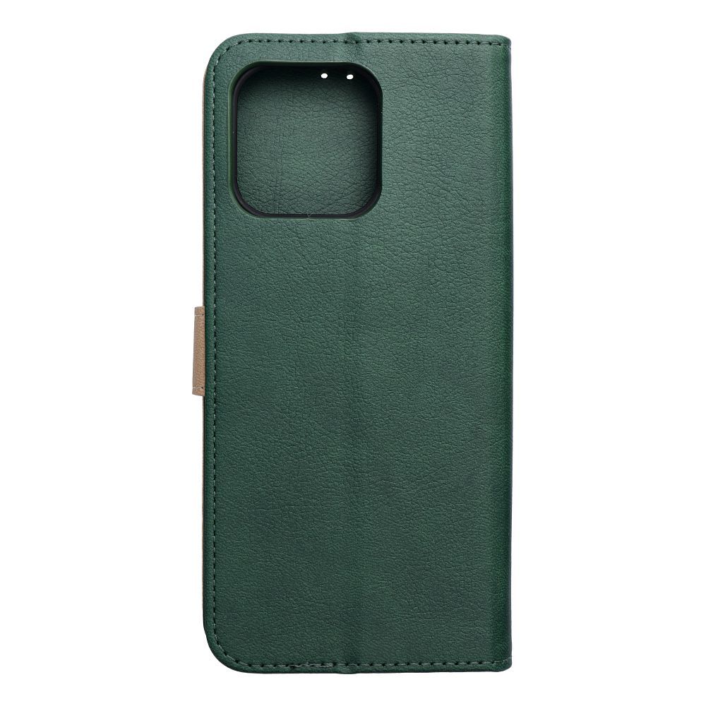 Zaļš un zelta Split Book atverams maciņš Motorola G57 POWER