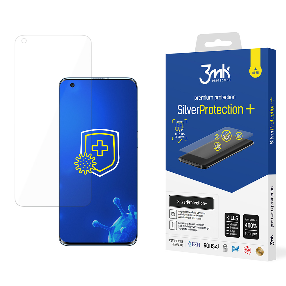 3mk SilverProtection+ – tālruņa ekrāna aizsargs modelim Xiaomi Mi 10/Mi 10 Pro