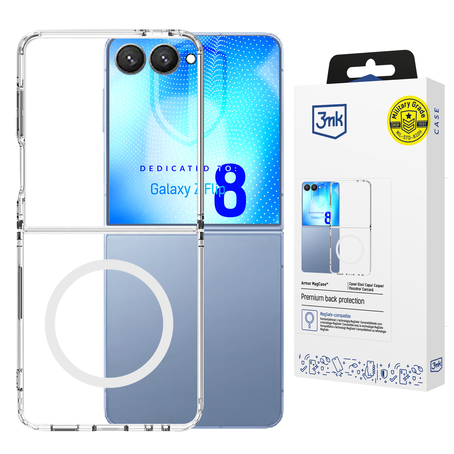3mk Armor Magcase – tālruņa vāciņš modelim Samsung Galaxy Z Flip 8