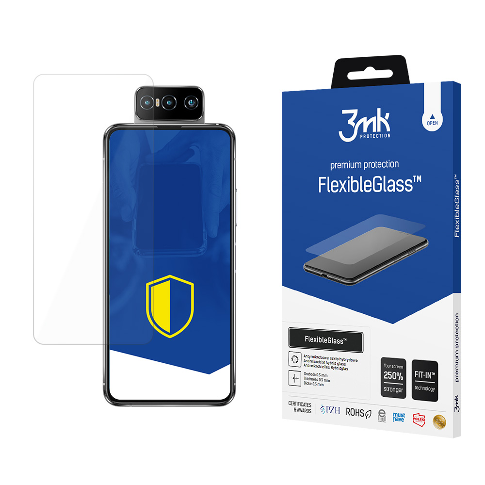 3mk FlexibleGlass – tālruņa ekrāna aizsargs modelim Asus Zenfone 7