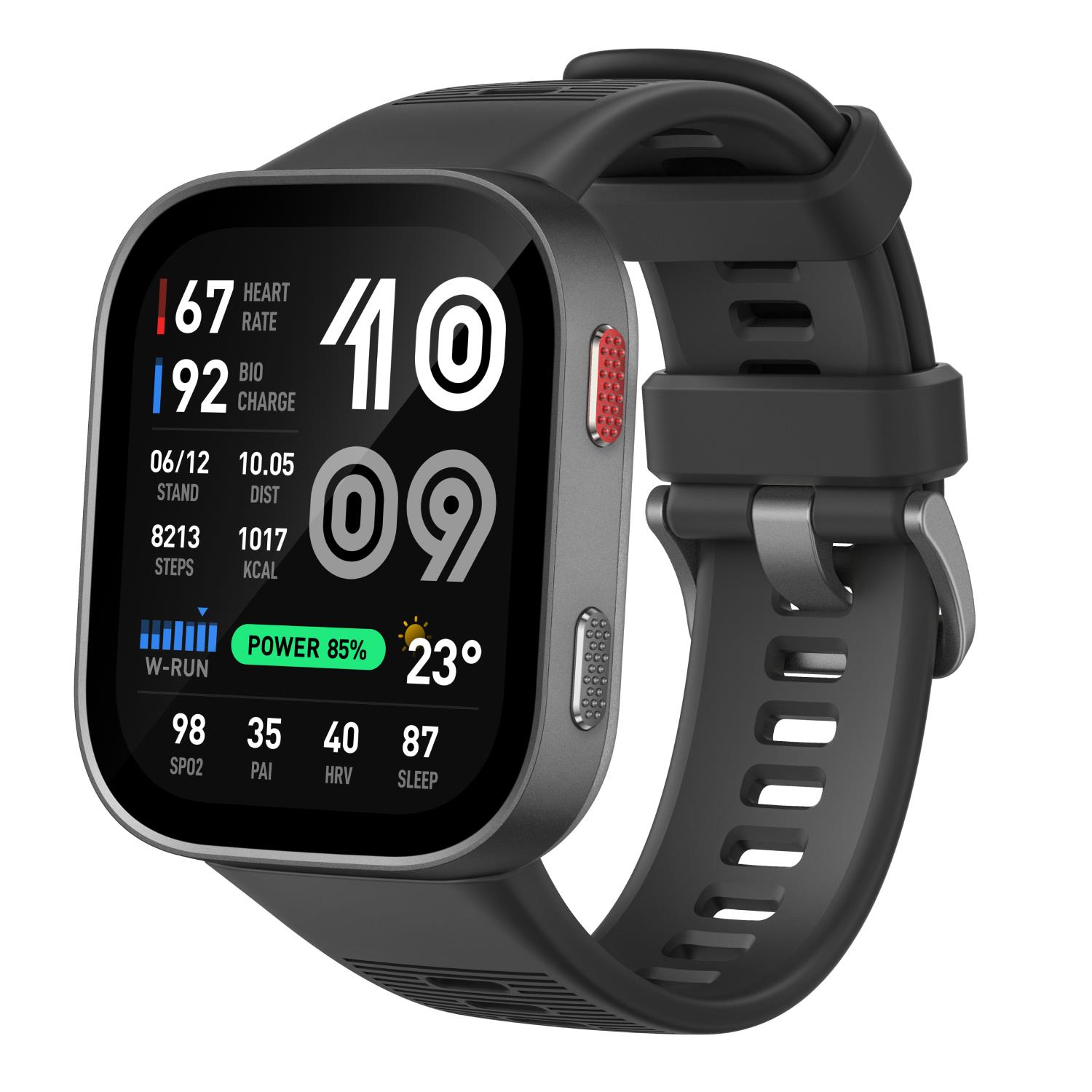 Amazfit Bip Max W2568EU3N viedpulkstenis, Carbon Gray