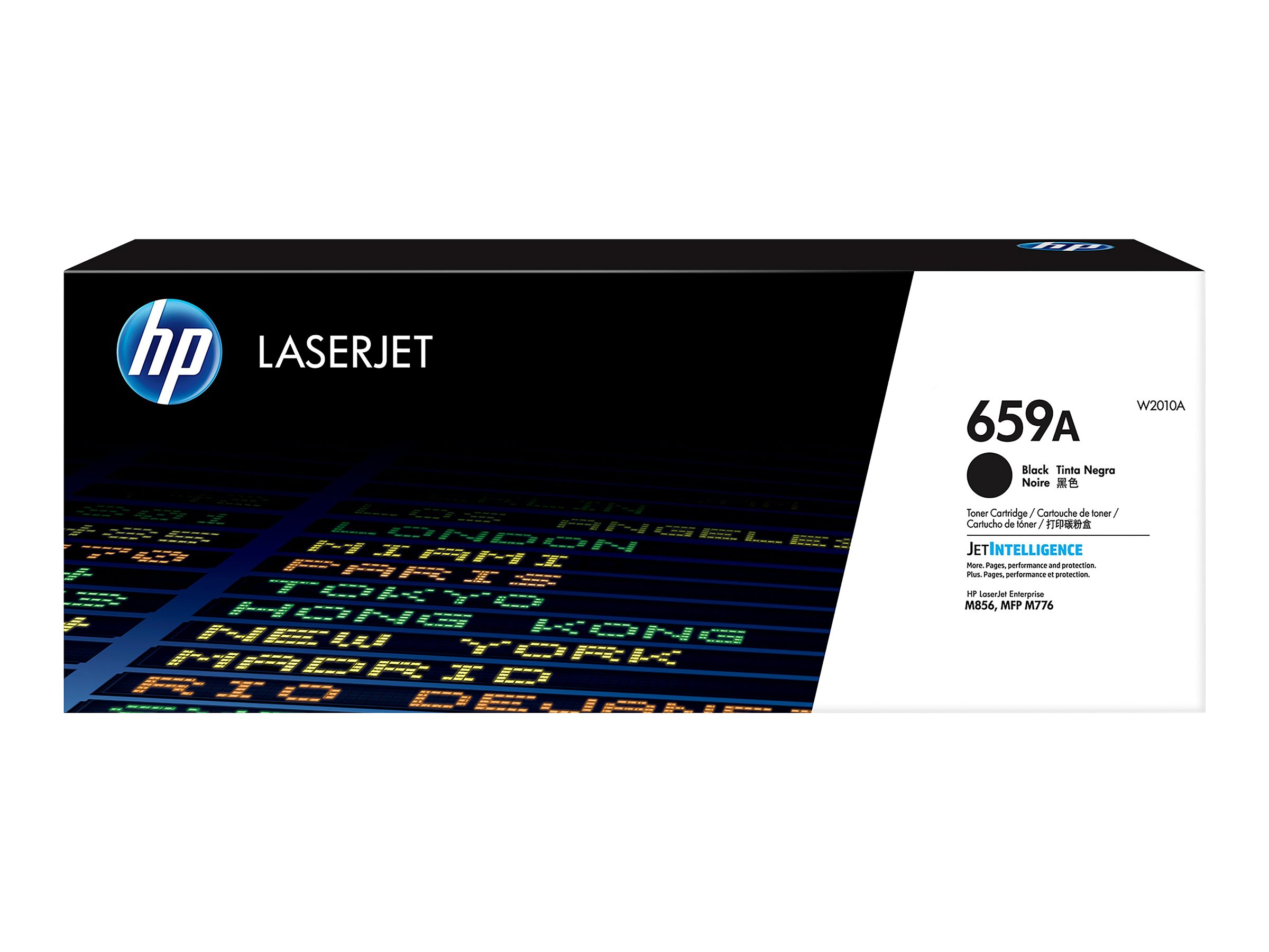 Oriģinālā HP 659A LaserJet tonera kasetne (W2010A), melna