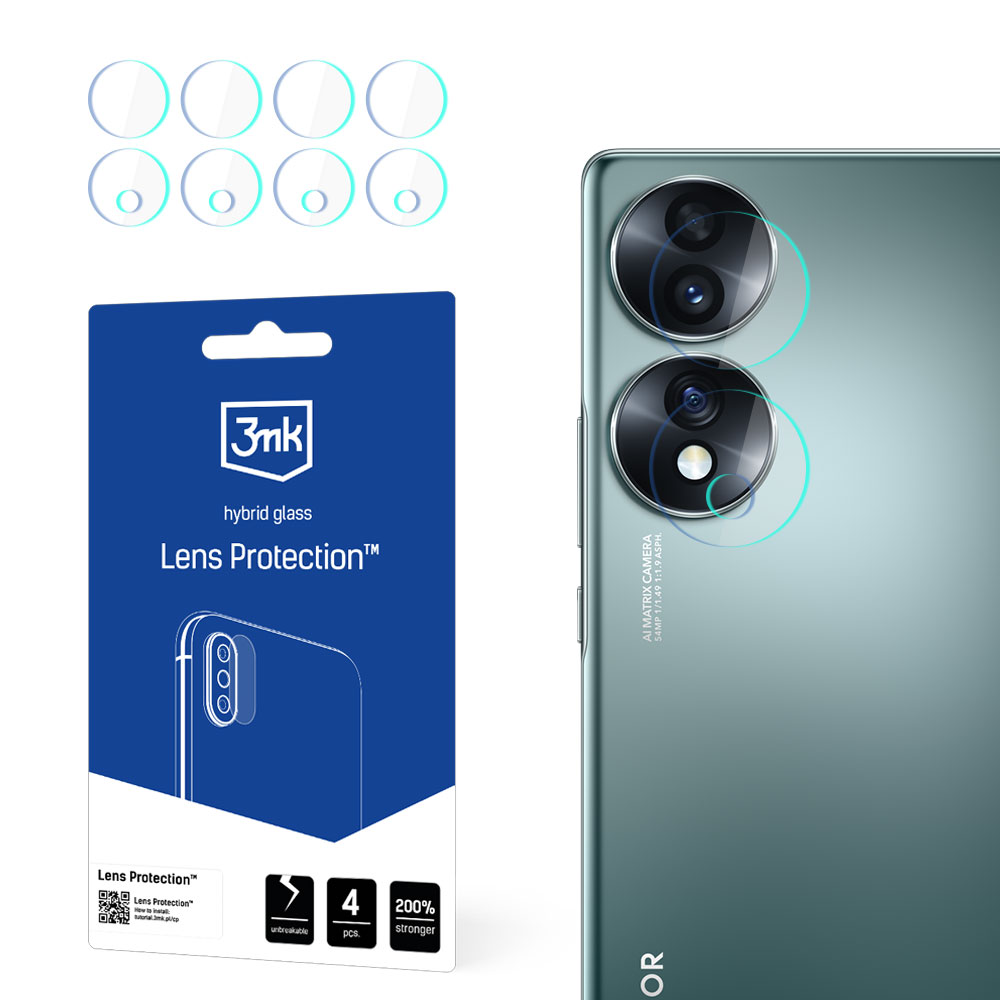 3mk Lens Protection – kameras objektīva aizsargs modelim Honor 70