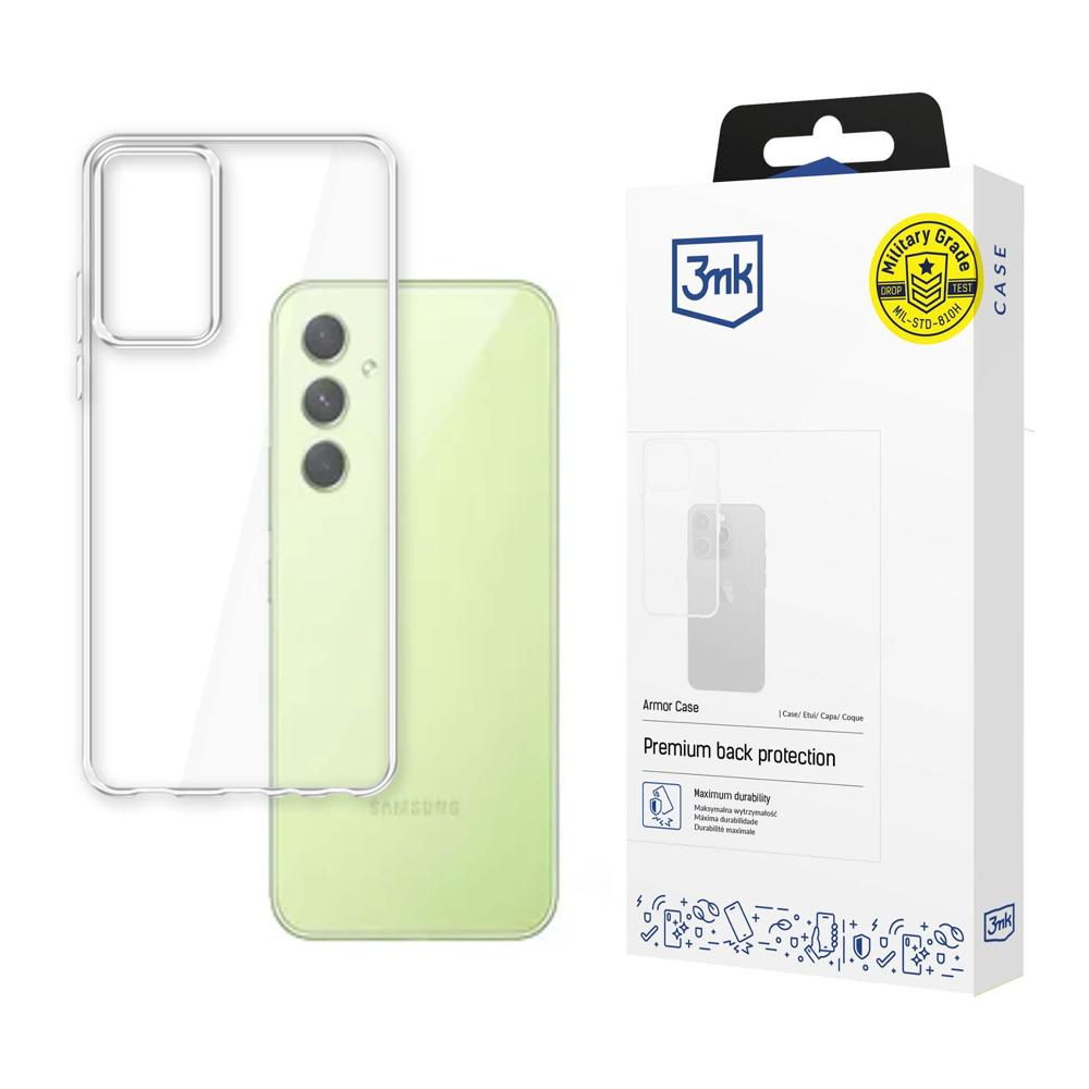 Viedtālruņa apvalks Samsung Galaxy A34 5G 3mk Armor Case sērija - caurspīdīgs