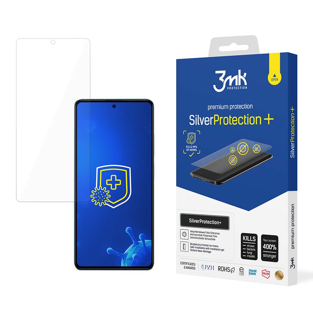 3mk SilverProtection+ – tālruņa ekrāna aizsargs modelim Poco X5 Pro 5G