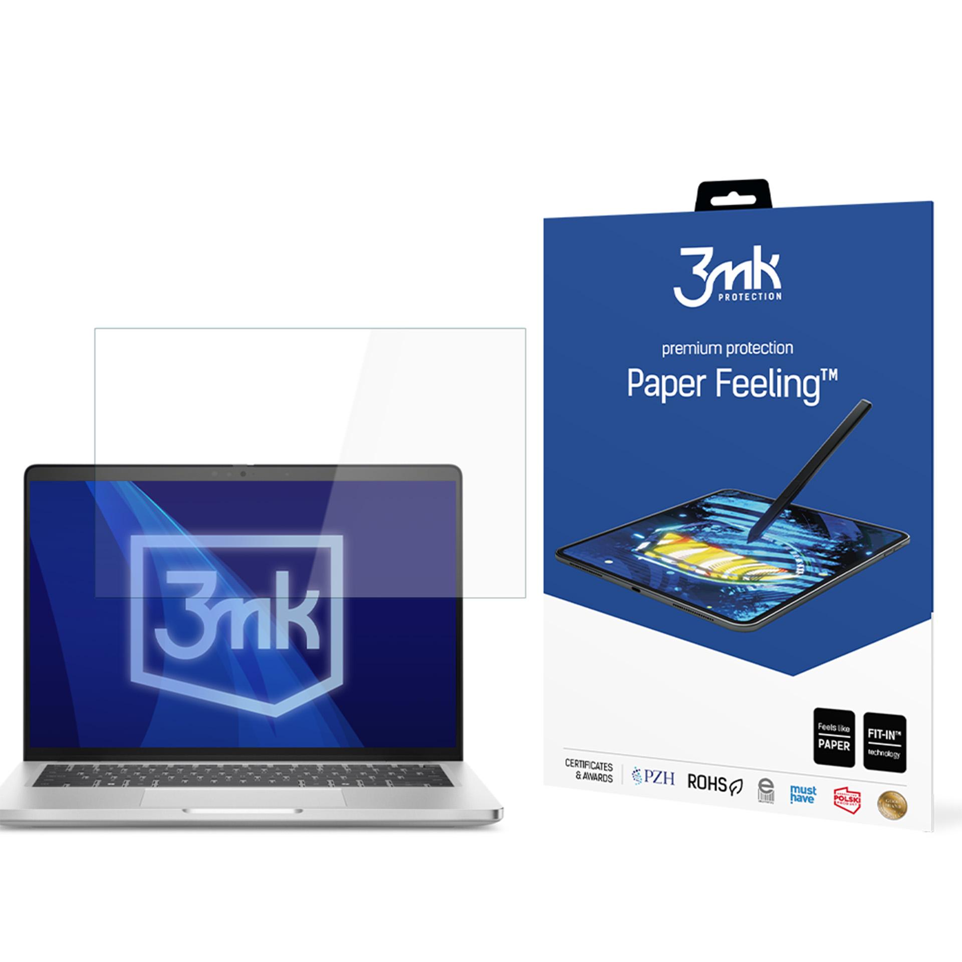 3mk Paper Feeling (līdz 15") – datora ekrāna aizsargs modelim Dell Pro 14 Plus (Notebook)