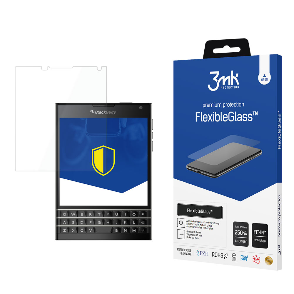 3mk FlexibleGlass – tālruņa ekrāna aizsargs modelim BlackBerry Passport