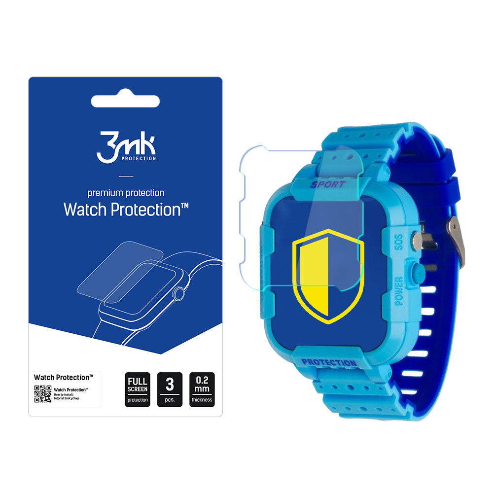 3mk Watch Protection FlexibleGlass – viedpulksteņa ekrāna aizsargs modelim Garett Kids Star 4G RT