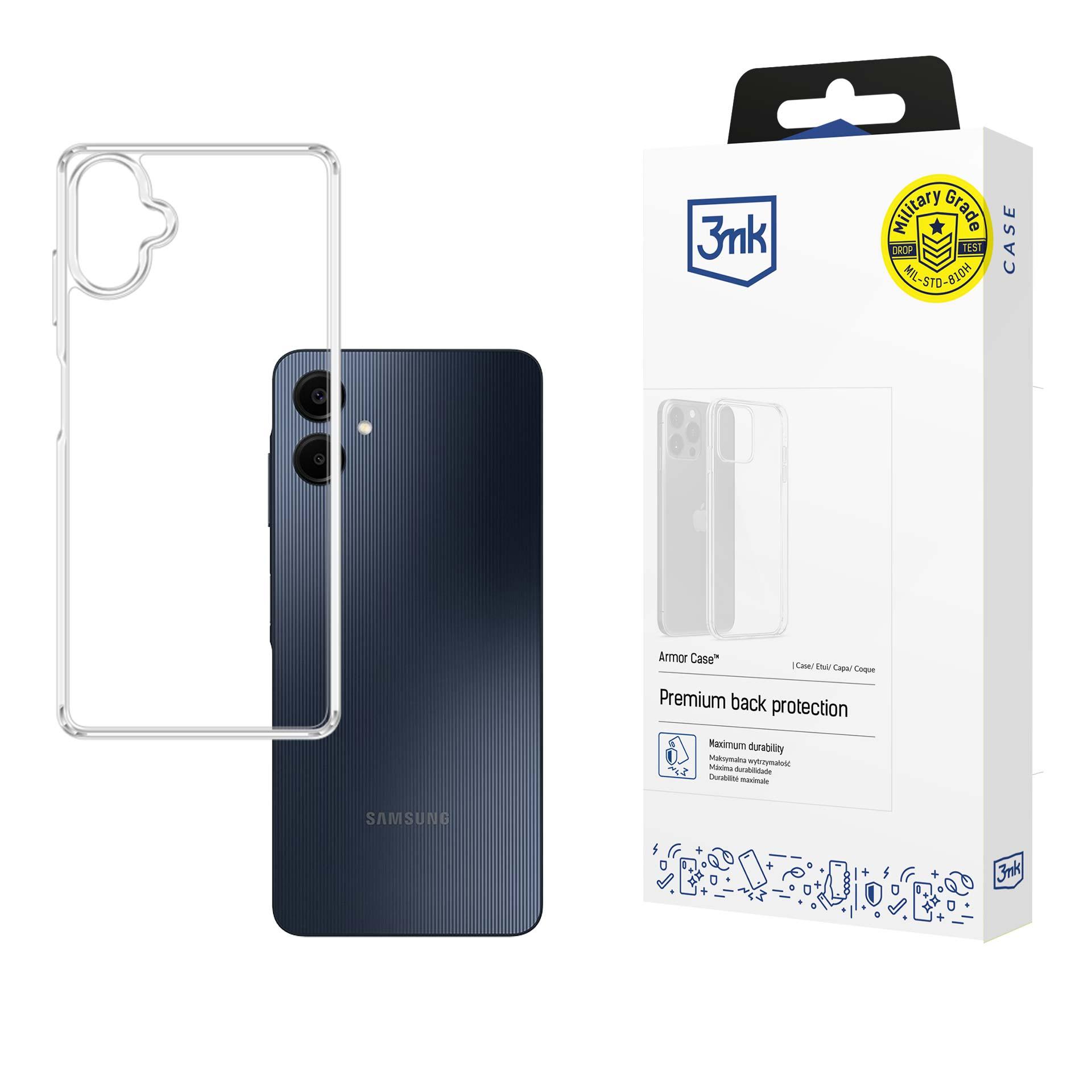 3mk Bruņots apvalks priekš Samsung Galaxy A06 - caurspīdīgs