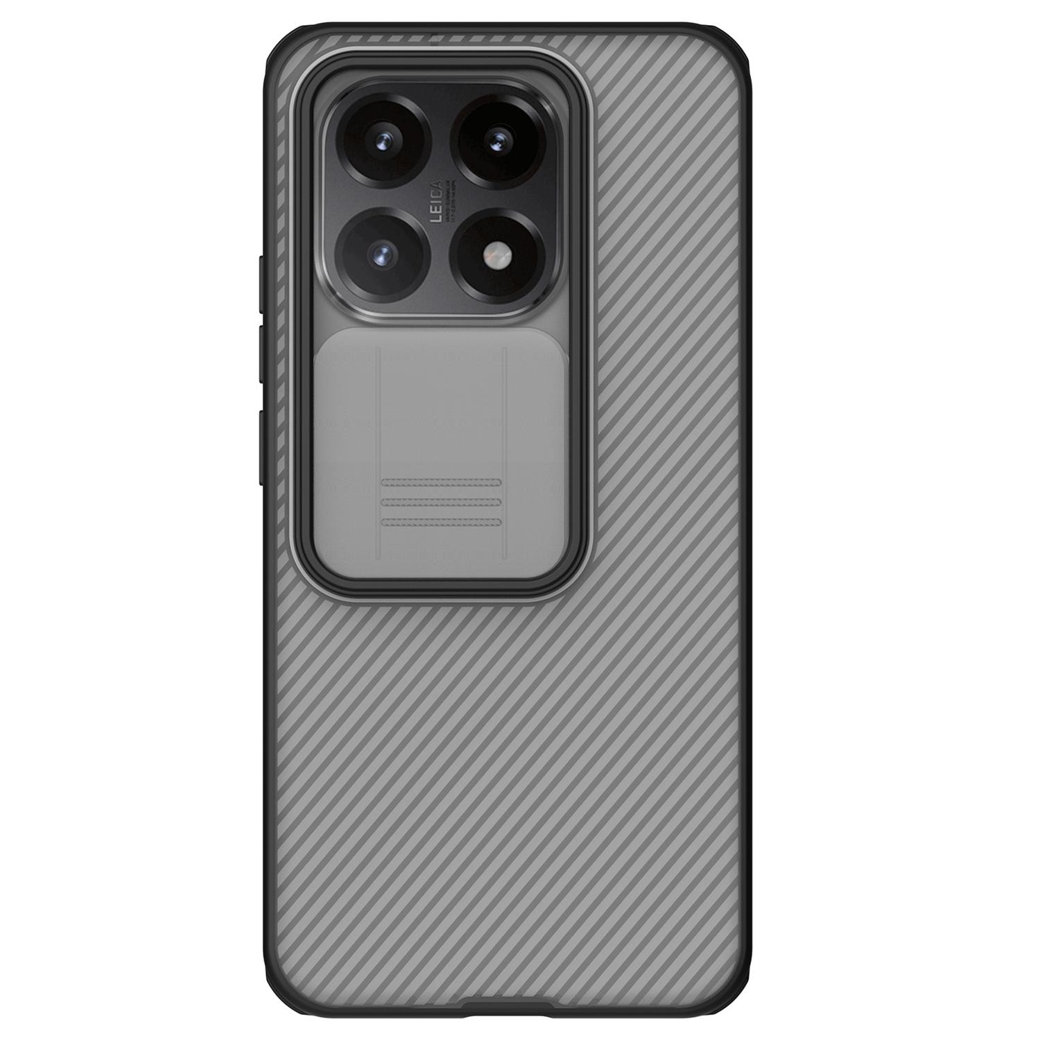 Nillkin CamShield Pro vāciņš Xiaomi 15T, caurspīdīgi melns