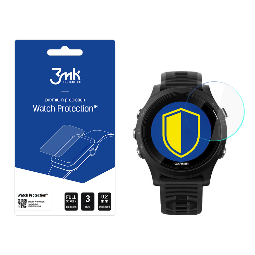 3mk Watch Protection FlexibleGlass – viedpulksteņa ekrāna aizsargs modelim Garmin Forerunner 935