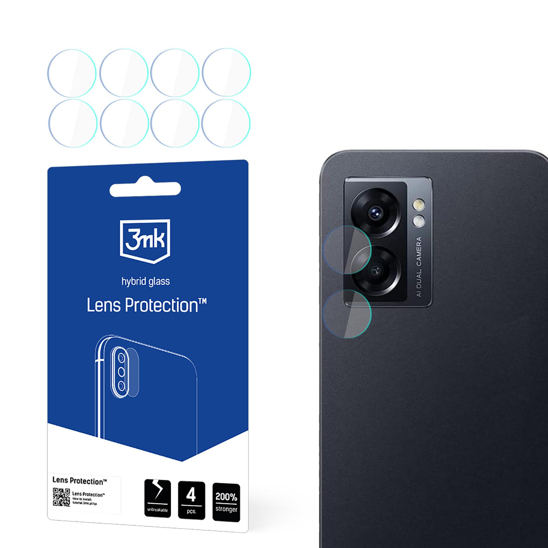 3mk Lens Protection™ hibrīda kameras stikls Oppo A77 5G